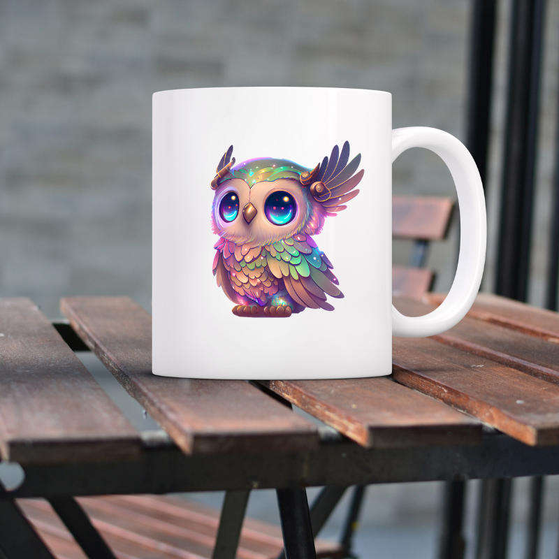 Printed Mug -Owl Mug (A)