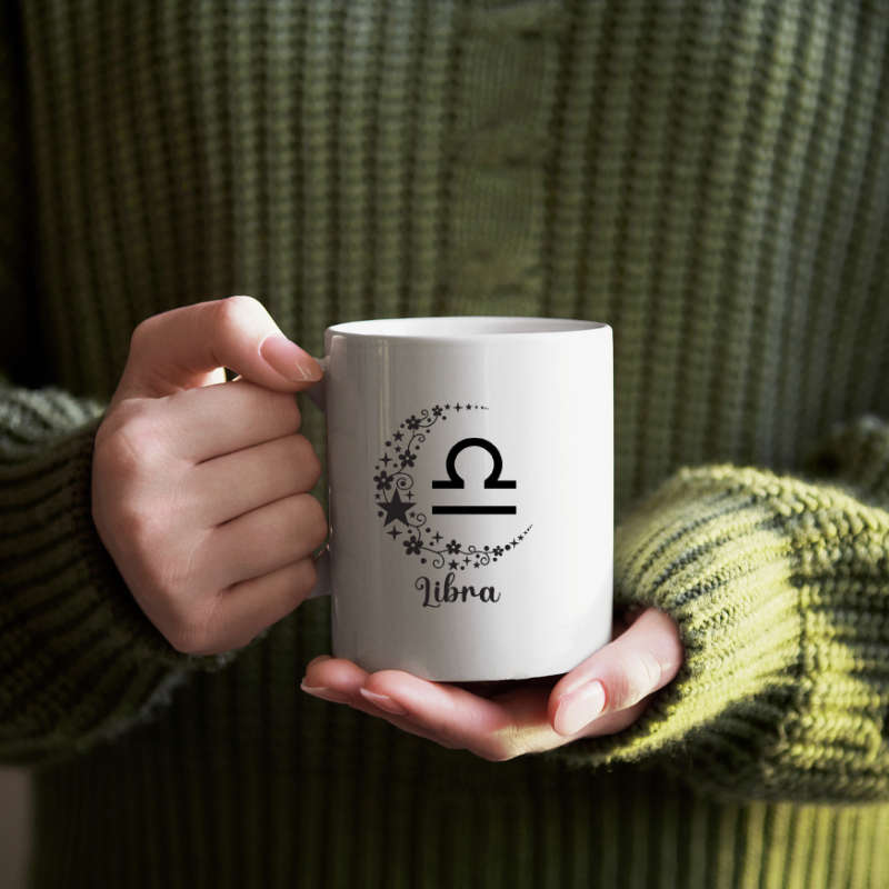 Printed Mug -Zodiac - Libra