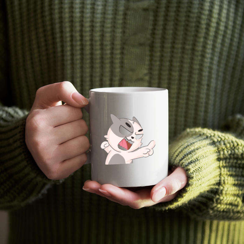 Printed Mug -Cat  (C)