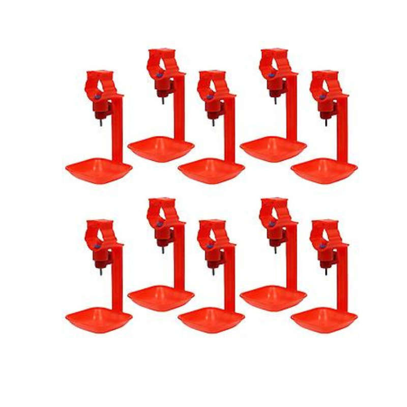 Automatic Poultry Nipple Drinker With Dripping Cup 10 pack