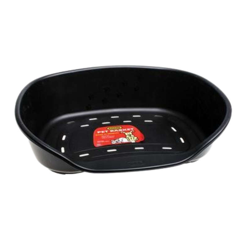 Plastic Dog & Cat Bed (Black)