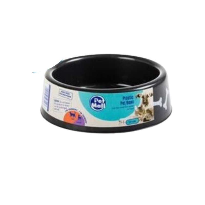 Pet Mall  Cat/Dog Bowl - Black