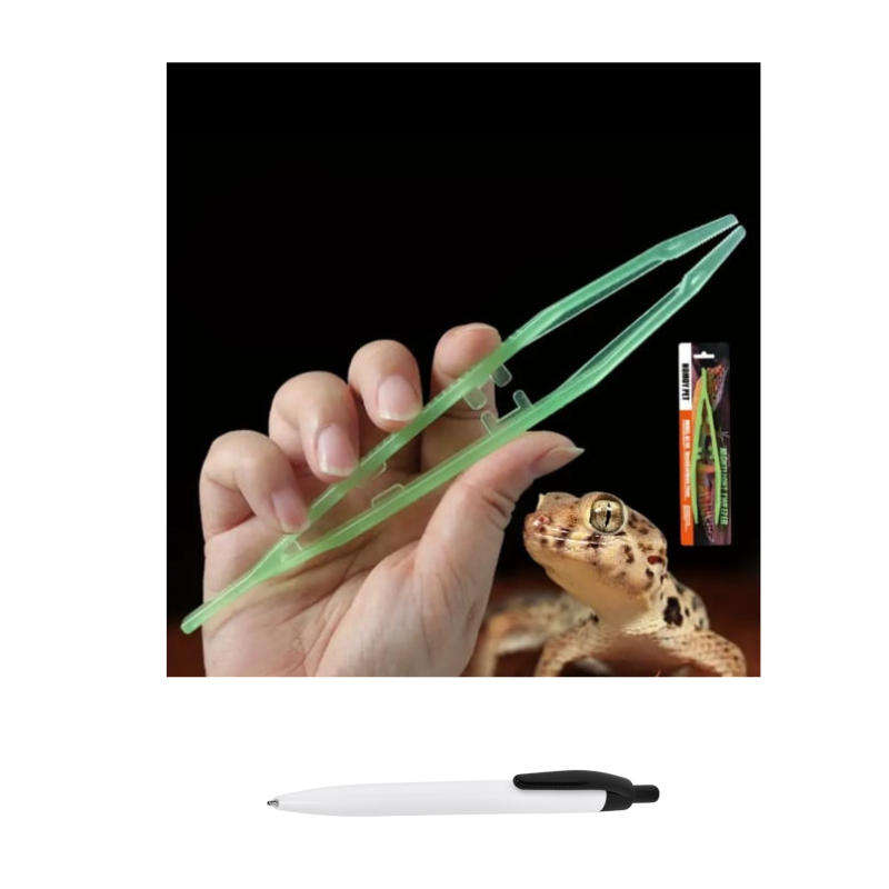 Luminous Tweezers For Reptiles Feeding With Pen