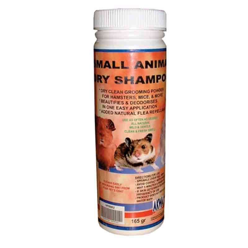 Dry Shampoo for Small Animals  Powder Brush in No Wash Shampoo 165g