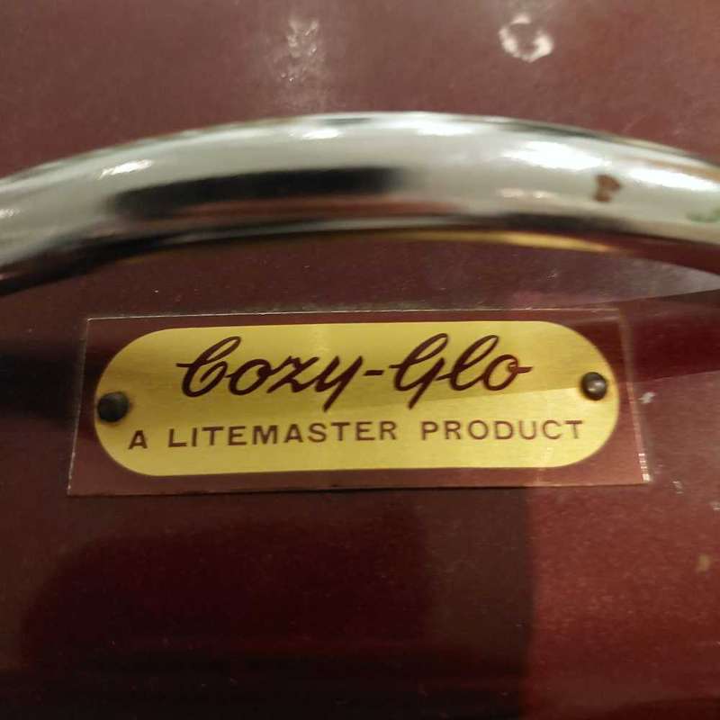 Vintage Cozy Glow Heater A Litemaster Product 1950s