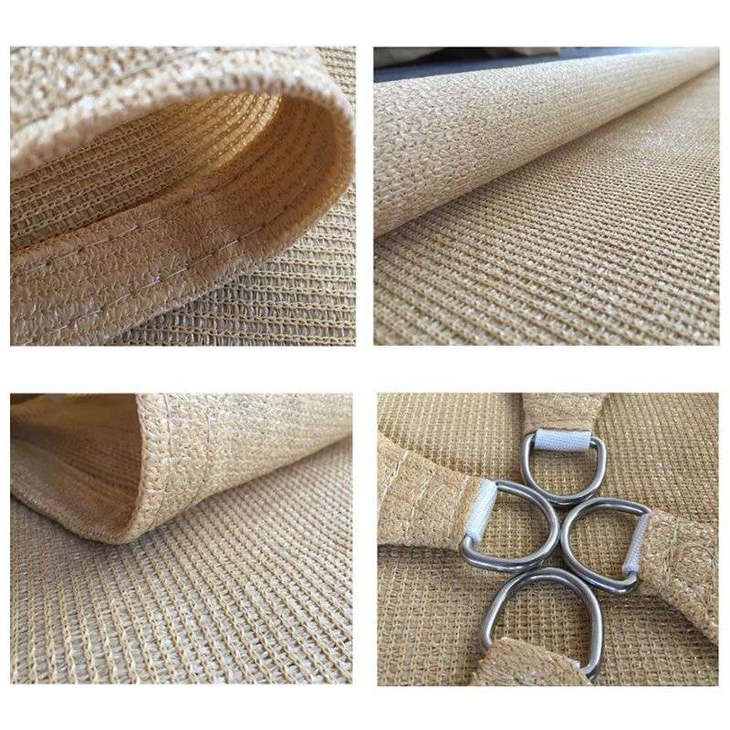 3.97m x 2.97m Anti-UV Sun Shade Sail for Outdoor Garden