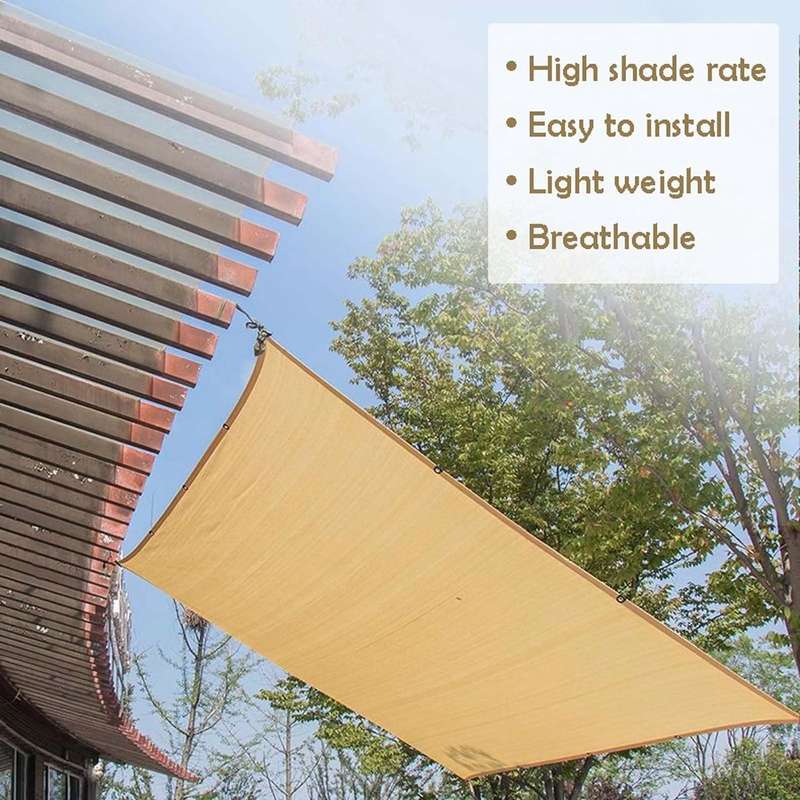 Rectangle Sun Shade  Garden 3m x 4m