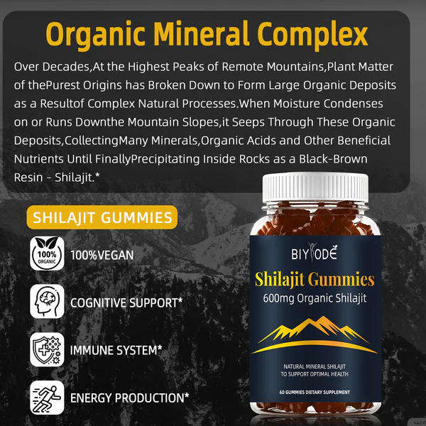 HimalayanGummies (60 Count) - Made of Pure Organic Himalayan