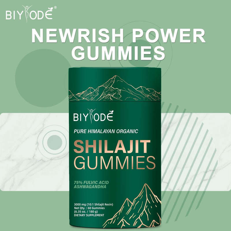 Himalaya Organic Gummies 75% Fulvic Acid 3000mg Quantity: 60 Gummies / 180g Y Supplement