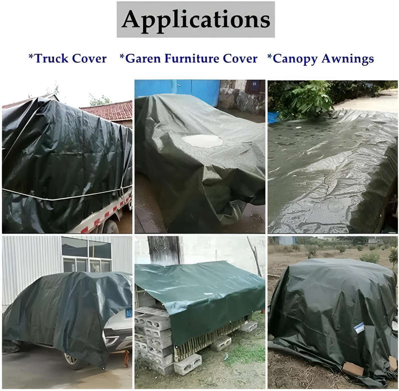 Multi Purpose Waterproof Cover Waterproof Poly Tarp Cover - L ( 4m x 6m )