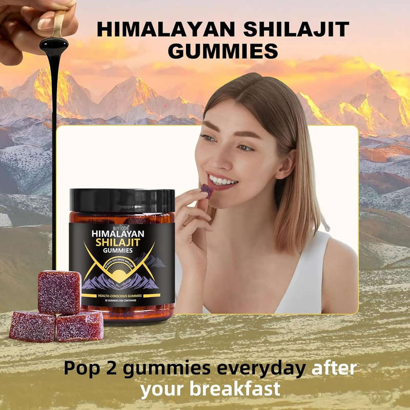 Natural Himalayan  Gummies, Organic Natural Gummies for Men & Women, Supports Nature