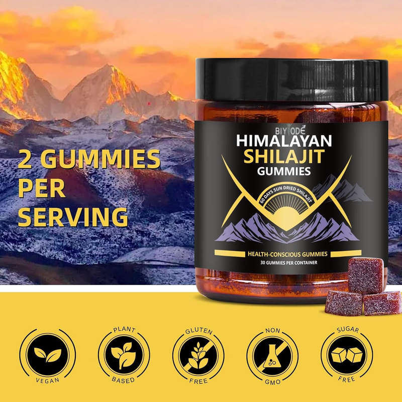 Natural Himalayan  Gummies, Organic Natural Gummies for Men & Women, Supports Nature