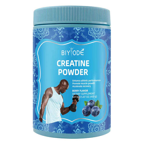 Berry Flavored Creatine Powder, Improves Athletic Performance, Promotes Muscle Growth,