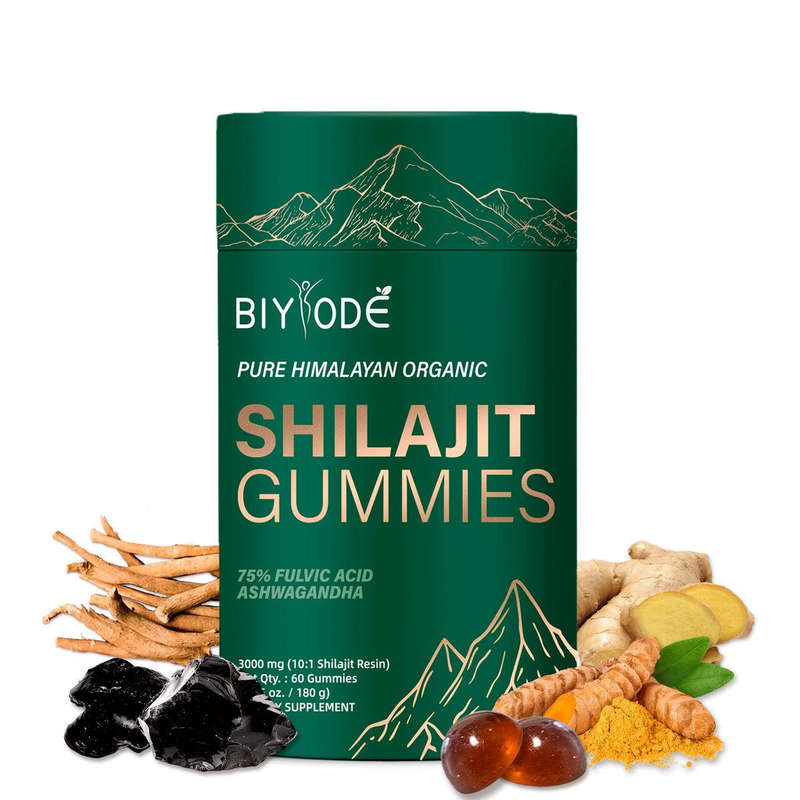 Himalaya Organic Gummies 75% Fulvic Acid 3000mg Quantity: 60 Gummies / 180g Y Supplement