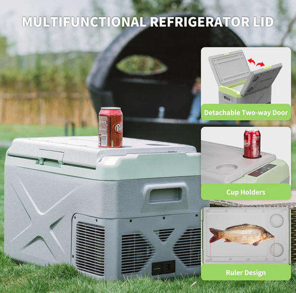 Alpicool Portable Fridge 12 Volt Car Refrigerator 40L Freezer for Fishing, Camping, RV, Truc