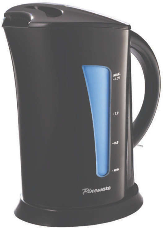 Plastic-Corded Electric Kettle