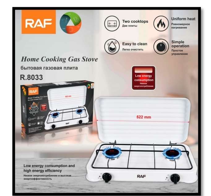 Portable Stainless Steel Two Cooktops Gas Stove