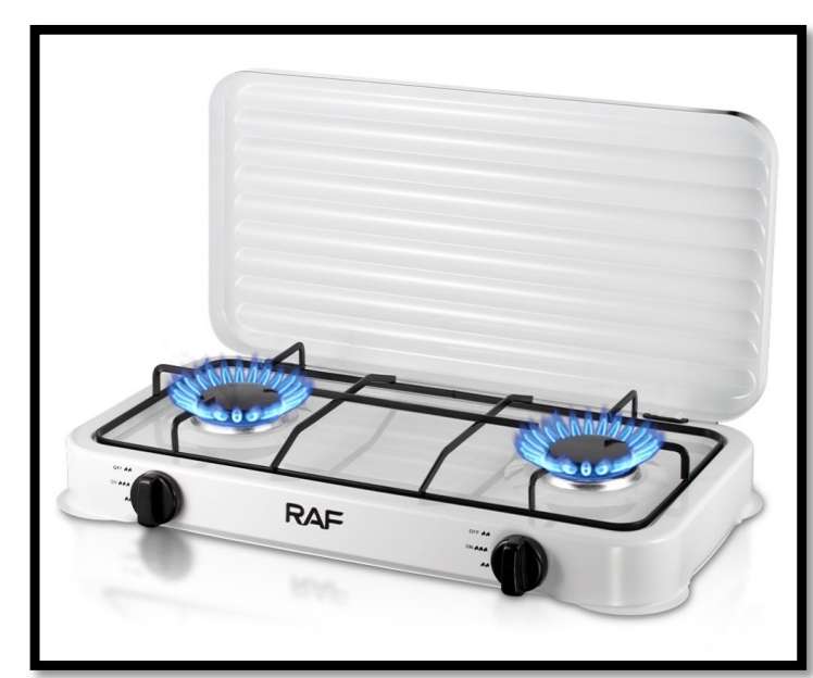 Portable Stainless Steel Two Cooktops Gas Stove