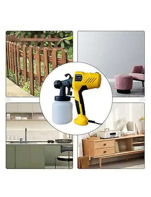 Heavy-Duty Electric Paint Spraying Gun