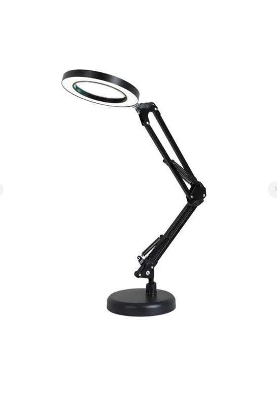 Magnifying Glass LED Lamp - with Desk Clip