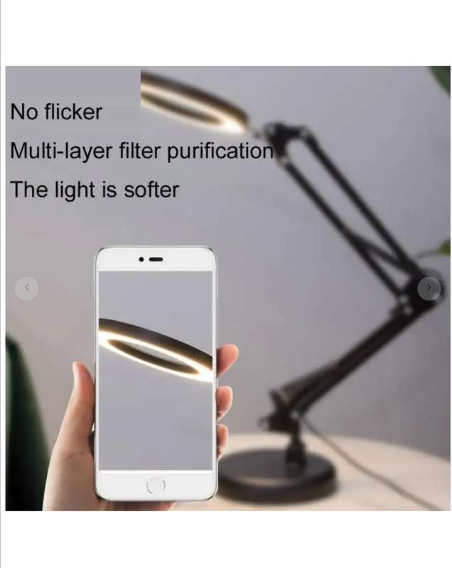 Magnifying Glass LED Lamp - with Desk Clip