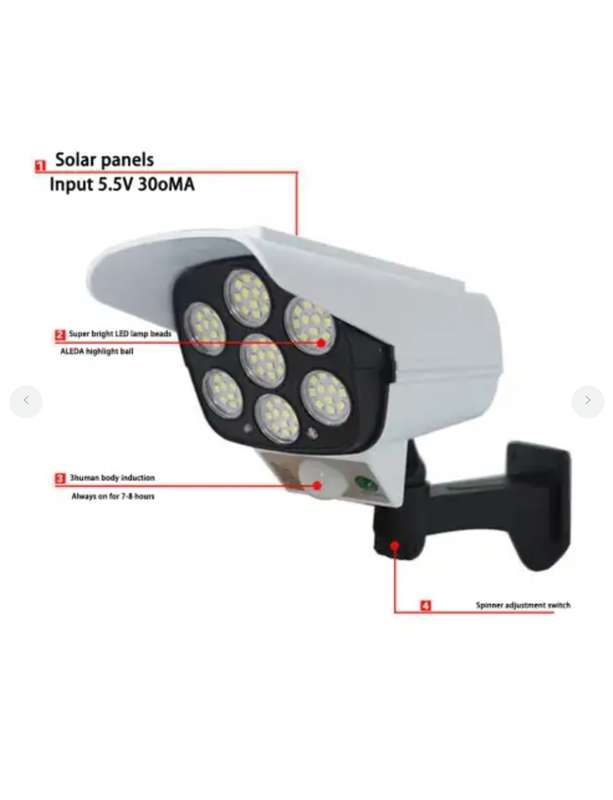 LED Solar Powered Motion Sensor Flood Light