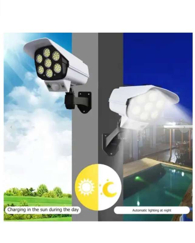 LED Solar Powered Motion Sensor Flood Light