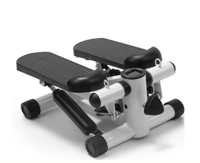 Mini Fitness Stepper with LCD Display and Resistance Bands for Home Fitness
