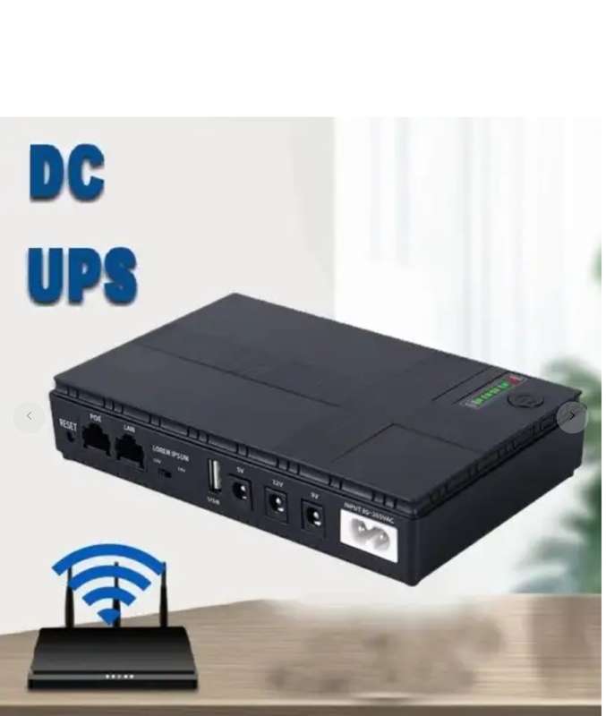 24000mAh Mini DC UPS. Uninterupted power for routers, security cam, mobile devices ect (+/- 6 hours)