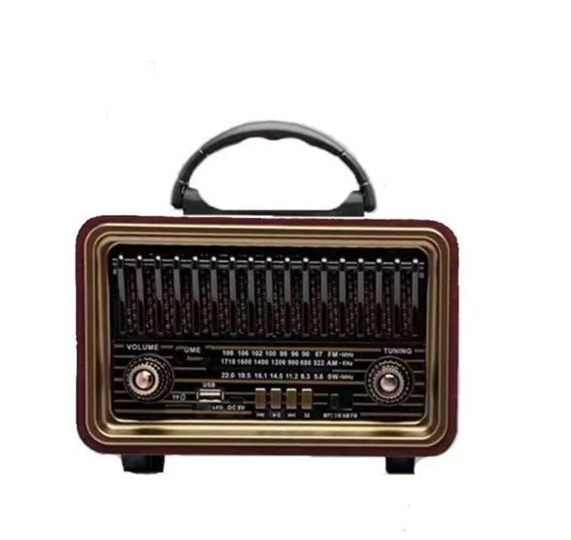 Retro style wood Small radio Speaker