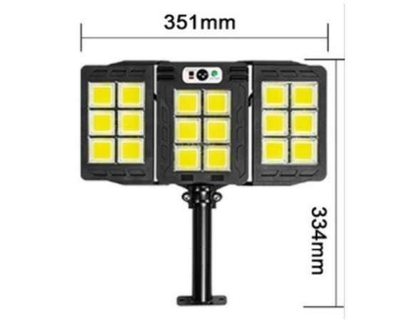 60W Solar LED Light Motion Sensor Street Light GD-7860