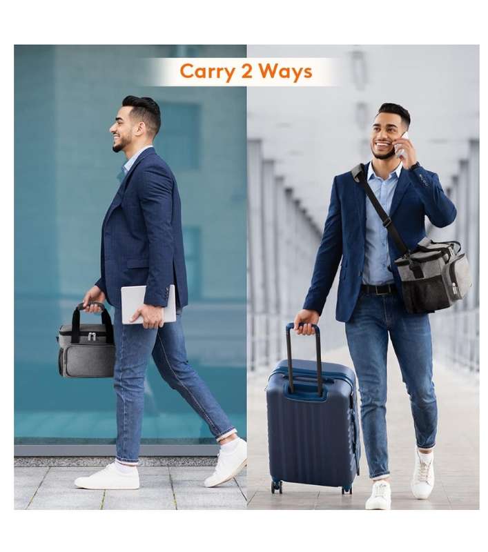 15L Lunch Cooler Bag Insulated Lunch Bag For Work Office Picnic Leakproof