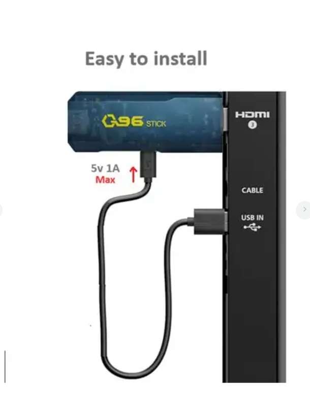 4K Ultra HD TV Stick Q96 Android Tv Stick. Android 11