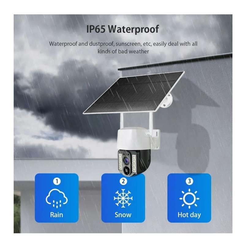 Solar Powered Wifi Camera