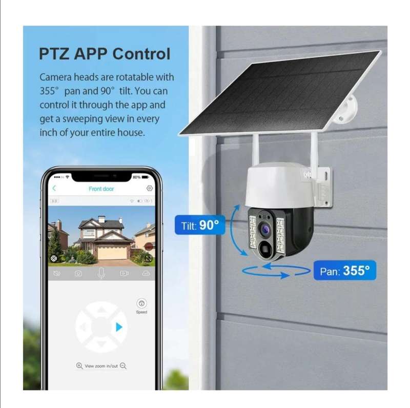 Solar Powered Wifi Camera