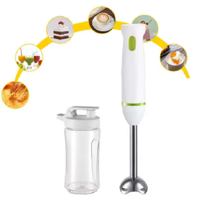 Luma Bella White Metal Portable Stick Blender