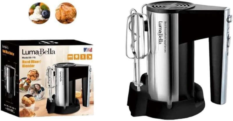 Luma Bella Black Hand Mixer B-2002