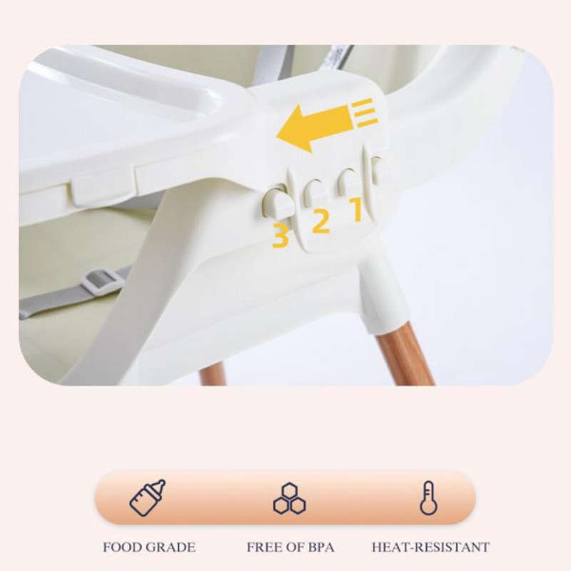 Baby Feeding High Chair 2-In-1 With Removable Tray