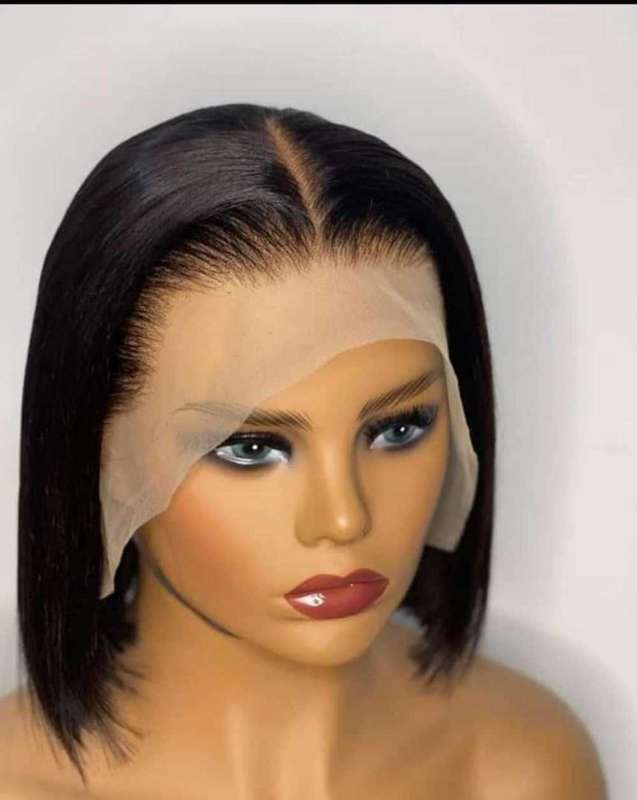 Glueless Brazilian Full Frontal Bob Wig 10inch