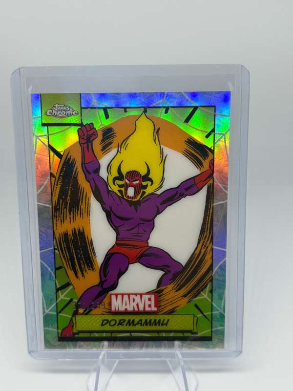 2024 Topps Chrome Marvel - Dormammu Spider Web Refractor  321/399 #71