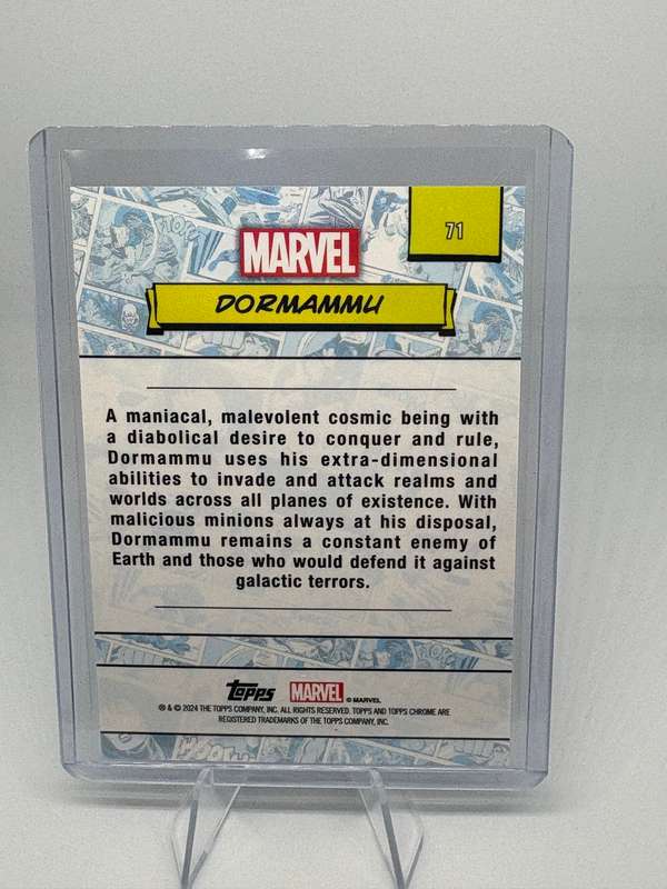 2024 Topps Chrome Marvel - Dormammu Spider Web Refractor  321/399 #71