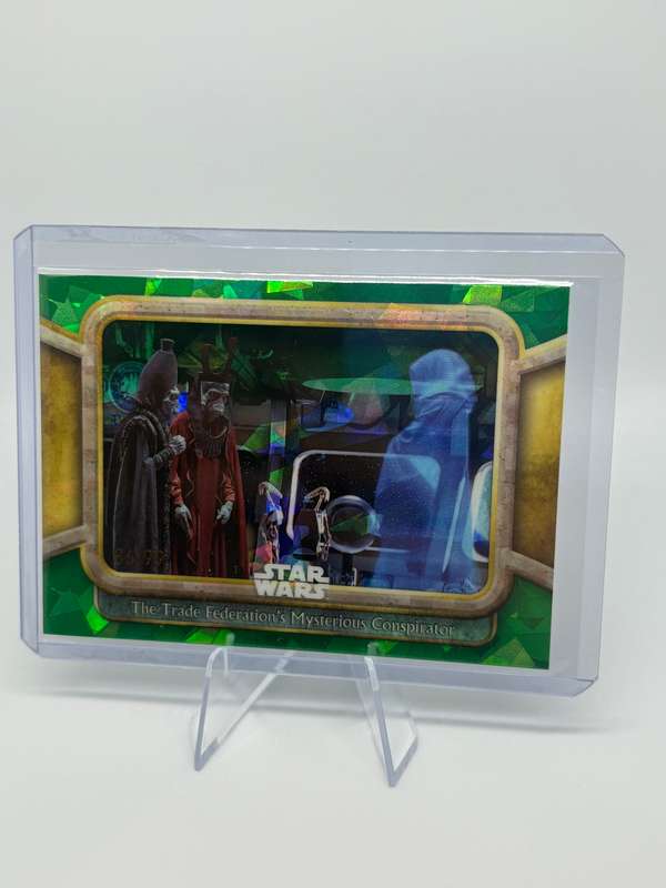 Topps Chrome Sapphire 2024 Star Wars TPM - The Trade Federation's Mysterious Conspirator 86/99 #2