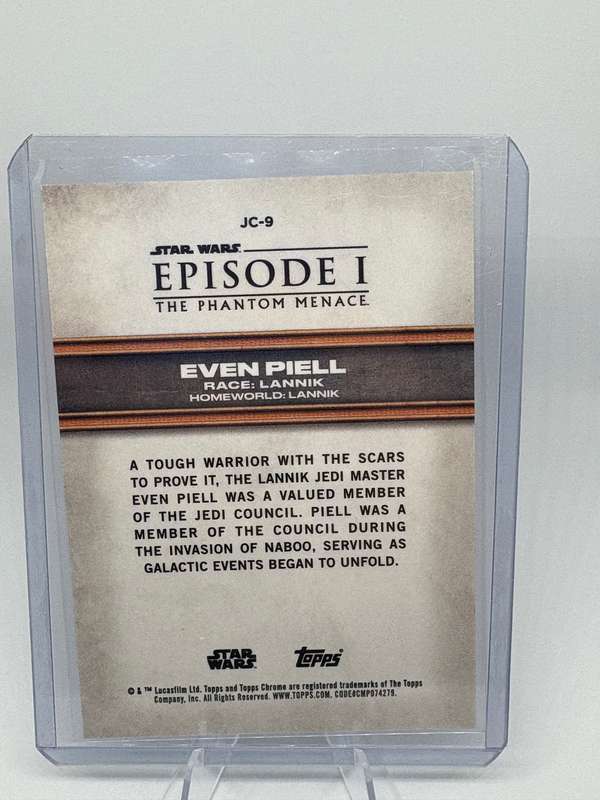 Topps Chrome Sapphire 2024 Star Wars TPM - JC - Even Piell 49/100 #JC-9