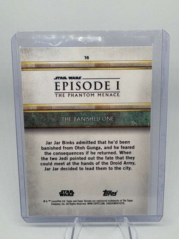 Topps Chrome Sapphire 2024 Star Wars TPM - Blasting Through the Blockade 73/125 #26