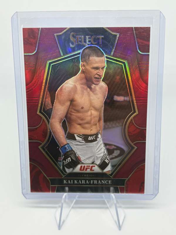 2023 Panini Select UFC - Kai Kara-France 118/149 Red Prizm #155