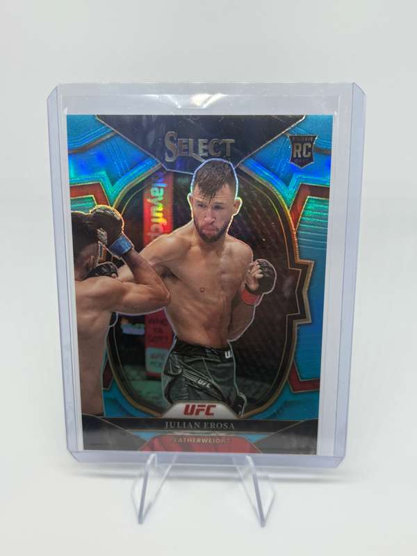 2023 Panini Select UFC - Julian Erosa Light Blue Prizm 3/249 #27