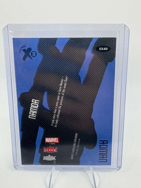 2023 Marvel Fleer Ultra Wolverine - EX Century Namor Blue 5/40 #EX40