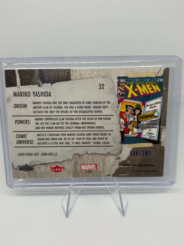 2023 Marvel Fleer Ultra Wolverine - Mariko Yashida 138/181 #32