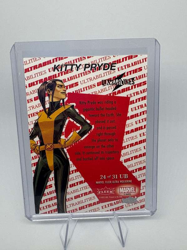 2023 Marvel Fleer Ultra Wolverine - Kitty Pryde Ultrabilities Insert #UB 24