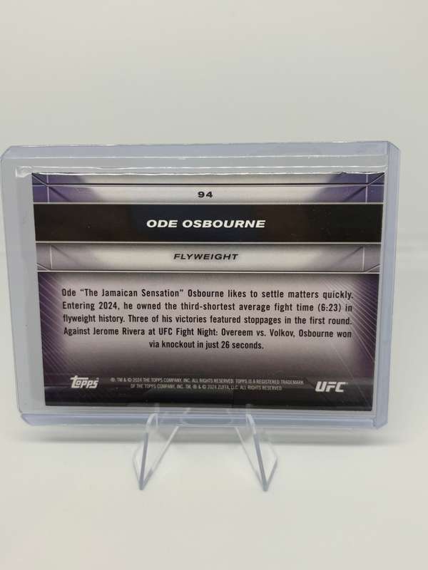 2024 Topps UFC Knockout - Ode Osbourne 174/250 #94